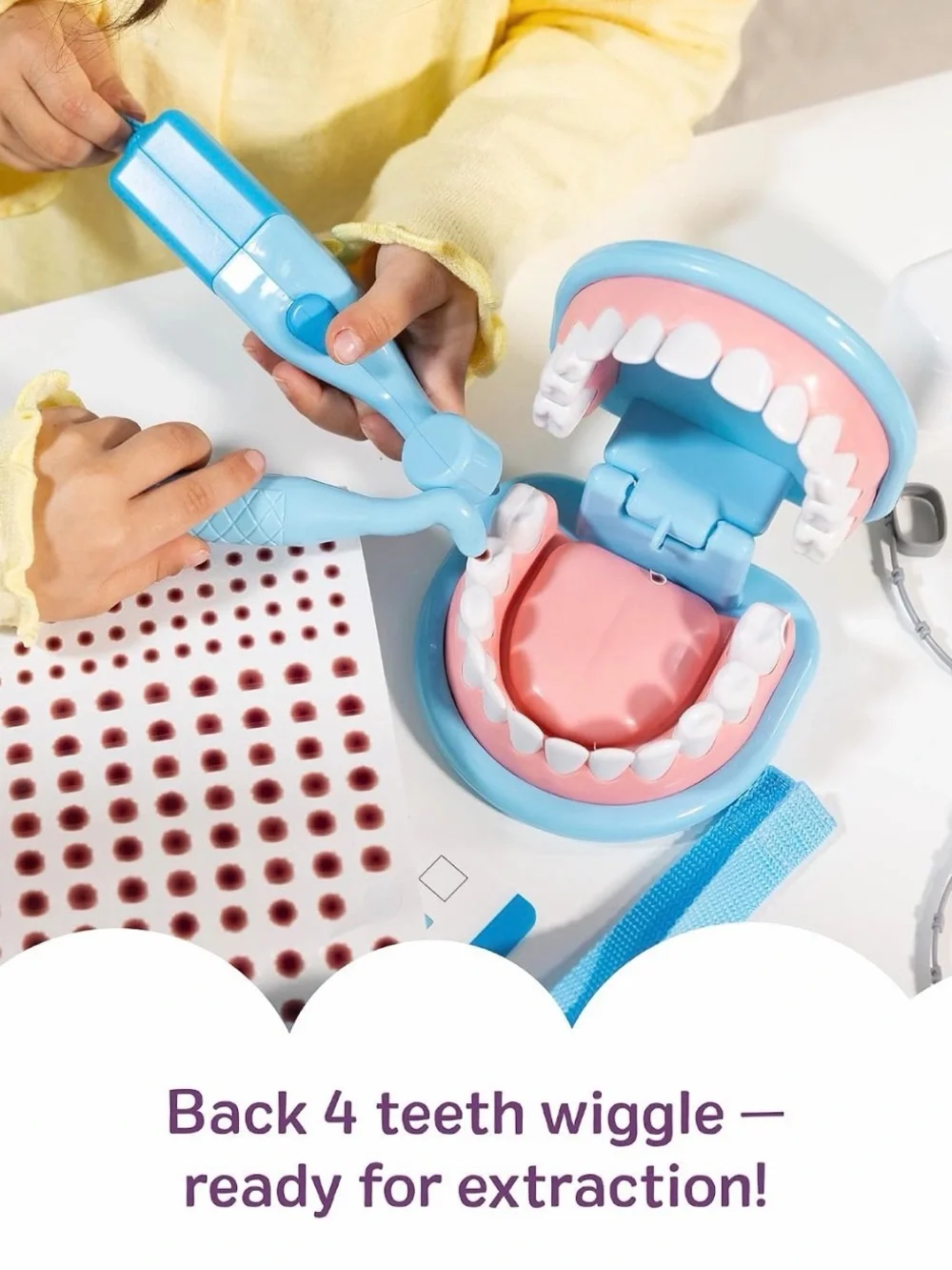 Melissa & Doug Super Smile Dentist Set 25 Piece Dentist Kit with Oversized Teeth
